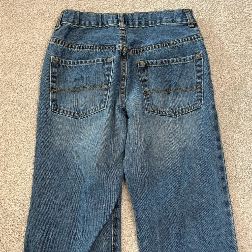 The Children's Place Bootcut Adjustable Waist Medium Wash Jeans Denim Boys Sz 10